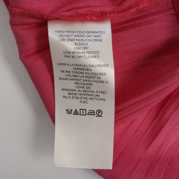 NWOT Anthropologie Somerset Silky Hot Pink Maxi Dress / 3X - Picture 9 of 9